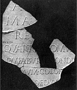 Ostia, honorary inscription for Ancus Marcius.jpg