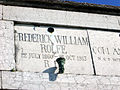 Frederick Rolfe's grave in Venezia.