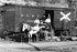 Level crossing sign, 1900