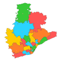 Judicial districts in Barcelona province.