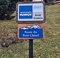 Route du Petit Châtel, Châtel, in Haute-Savoie
