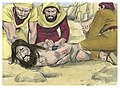 Luke 08:29b Jesus' heals demoniac at Gesarenes