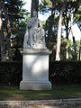 Memorial in the park of the Villa Borghese