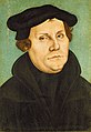 Martin Luther by Lucas Cranach der Ältere, painted in 1528