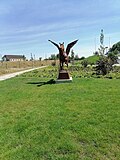 Thumbnail for File:Beelitz, Landesgartenschau 2022, Skulptur Pegasus auf Wiese, Sommer, 02.jpg