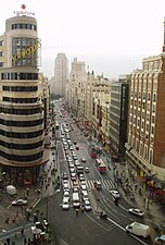 Desde Callao. Torre de Madrid al fondo.