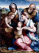 Holy Family, with Andrea del Sarto