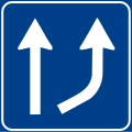 osmwiki:File:Italian traffic signs - variazione corsie disponibili (figura II 342).svg