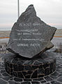 Monument to the landings of Allied troops under General Patch on August 14, 1944. Located on the beach of St Tropez, France.