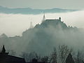 Altstadt im Nebel + Sonne