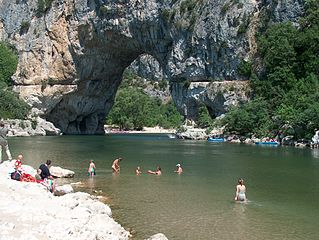 Deutsch: Der Ardeche-Bogen.