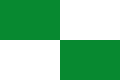 Flag quarterly green white 3x2.svg