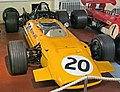 McLaren M9A four-wheel drive car (1969) in the Donington Collection.