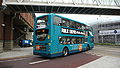 English: Arriva The Shires 5435 (SN58 EOG), an Alexander Dennis Enviro400, turning out of Great Western Street into Friarage Road, Aylesbury, Buckinghamshire, on route 280.