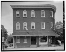 Elevation view taken from southeast without scale - J. Weingartner and Son Cigar Factory, 414 East Walnut Street, North Wales, Montgomery County, PA HABS PA,46-AMB,13-3.tif