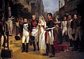 Talleyrand, Napoleon, Czar Alexander I of Russia, Louise, and Friedrich Wilhelm III in Tilsit, 1807