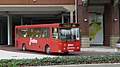 English: Redline Buses (K576 NHC), a Dennis Dart/Alexander Dash, leaving Great Western Street/Aylesbury bus station onto Friarage Road, Aylesbury, Buckinghamshire, on route 38.