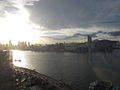 view on Kowloon from Hong Kong island