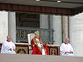 Pope Benedict XVI at mass in St. Peter's square, 2006