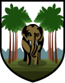 Colonial coat of arms of Ceylon 1802–1948