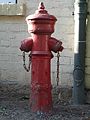 English: Fire hydrant in Utenbach, Apolda, Thuringia, Germany