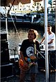 Performing with Magnapop at an outdoor gig in Providence, Rhode Island, United States on 1996-08-08