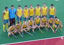 2008 Olympic field hockey team Australia.JPG