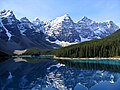 Lac Moraine au Canada