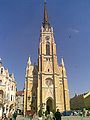 The Catholic Cathedral in the centre of Novi Sad