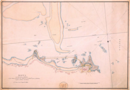 Reinaldo Oudinot, Mappa da Foz do Rio Douro e das Obras Projectadas por Ordem de Sua Magestade para a abertura, e para a defeza da Barra, ca. 1789-11 a 1790-02, Arquivo IGP, CA-301.png