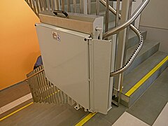 Wissensturm 15 Etage Treppenlift.jpg