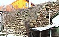 Resturi ale zidului medieval Turda Veche The remains of medieval wall of Old Turda
