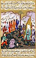 Miniature from Siyer-i Nebi, a Turkish religious biography of Muhammad