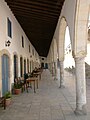 Arcaden outside Lazarus Church, Larnaca on Cyprus