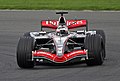 Räikkönen at Silverstone Circuit, April 2006