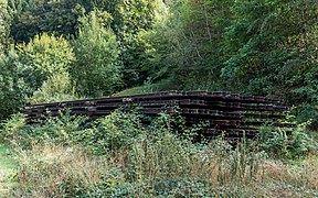 Transcorrézien - hiking trail between Soursac and Viaduc des Rochers Noirs-1987.jpg