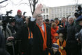 Demonstration in Kiew during mass protests against the election fraud in Ukraine, 2004-11-28