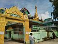 Entrance to Monastery Complex AnawrathaRoad/Botahtaung Road, Pazundaung Township, Yangon in August2013