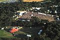 Crozon : le Festival du Bout du Monde : vue aérienne d'ensemble