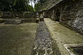 Structure E1 detail (Plaza left, walk in front of the chambers right) at