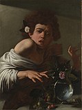 Caravaggio, Boy Bitten By a Lizard, 1593–4