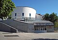 Pedro Salinas Public Library, at Glorieta de la Puerta de Toledo (a roundabout) in Centro district in Madrid (Spain)