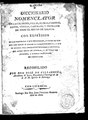 Diccionario nomenclator […] de todo el Reyno de Galicia de José Villarroel (1810)