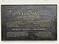 Gedenktafel für Vydūnas