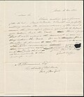 Thumbnail for File:A. Hammond to George Coffin, 14 November 1832 - DPLA - a0bca8117fceea678cb94e226de81c80 (page 4).jpg