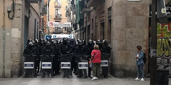 Desnonament al Raval