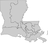 113th U.S. House districts in Louisiana.svg