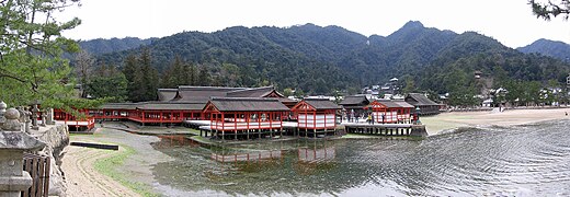Panorama of shrine complex