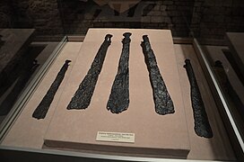 02016 0744 iron ingots, 9th century in Lesser Poland, Krakow and Przemyśl.jpg