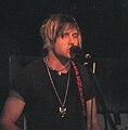 Matt Walst, lead vocalist and rhythm guitarist for My Darkest Days, Piere's Entertainment Center, Fort Wayne, Indiana, 2010.